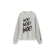 Logo Lettering Boxy Sweatshirt