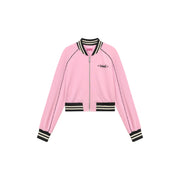 Varsity Color Sporty Cropped Jacket