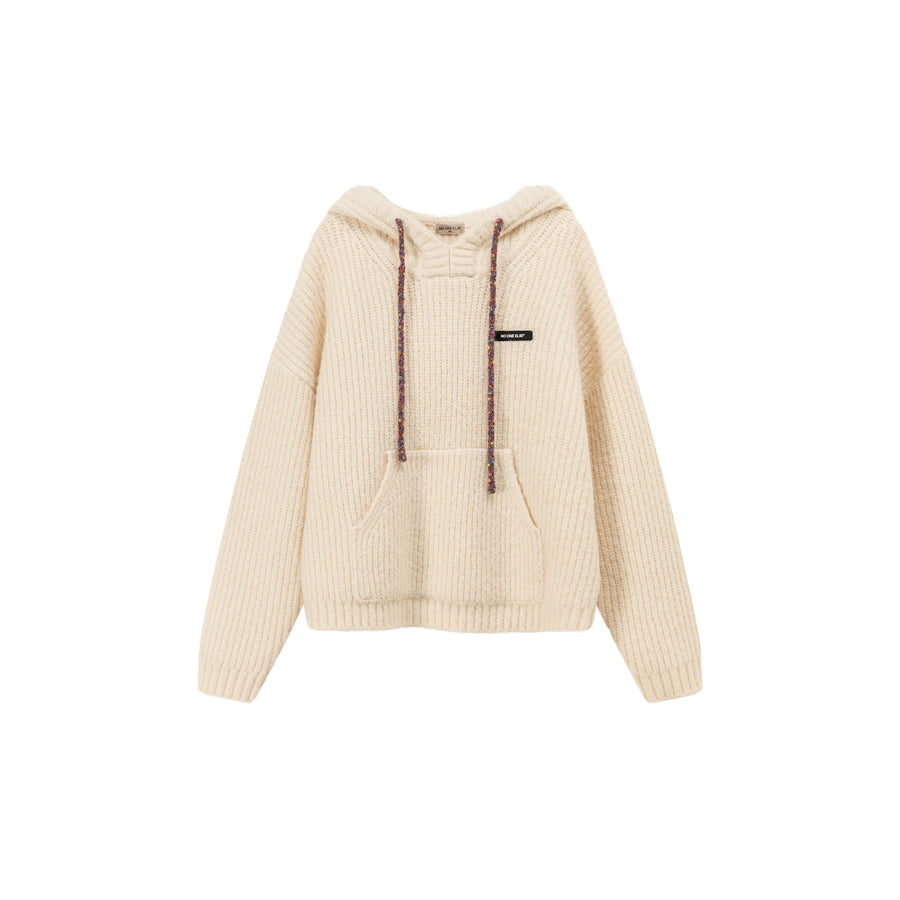 CHUU Daily Loose Fit Knit Hoodie