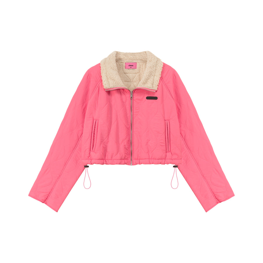 CHUU High Neck Quilted Jacket