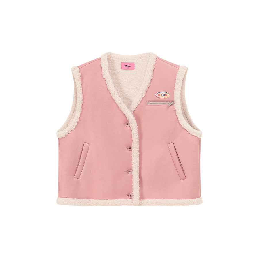 CHUU Lined Daily Mustang Vest