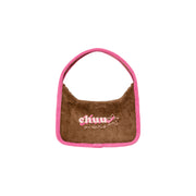 Logo Corduroy Color Combination Bag