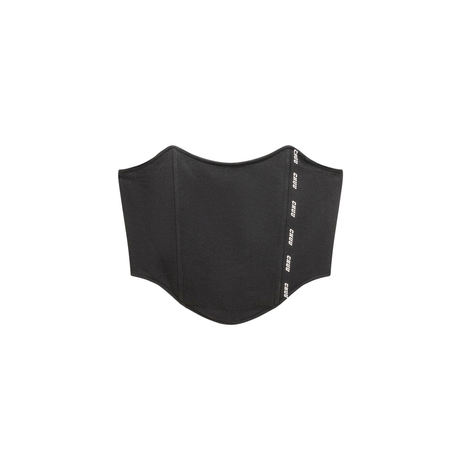 CHUU Lined Logo Unbalanced Tube Top