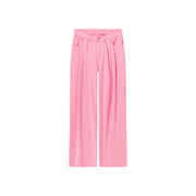 Logo Long Wide Baggy Color Pants