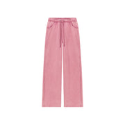 Simple Wide Casual String Pants