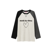 Logo Heart Color Long Sleeve T-Shirt