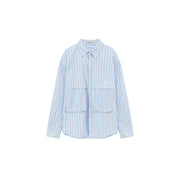 Pocket Stripe Long Sleeve Shirt