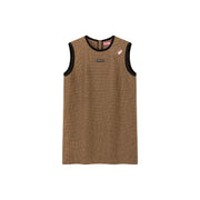 Line Color Matching Dress