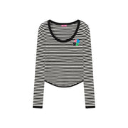 Striped Slim Knit Top