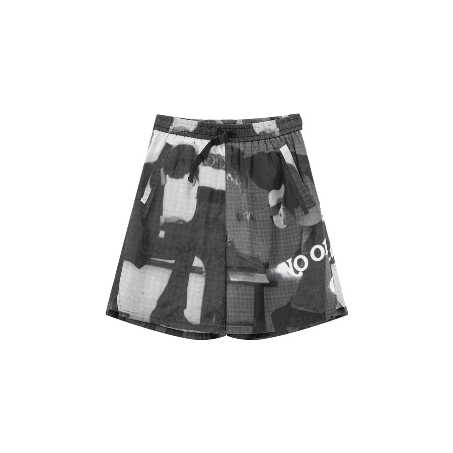 CHUU String Printed Casual Shorts