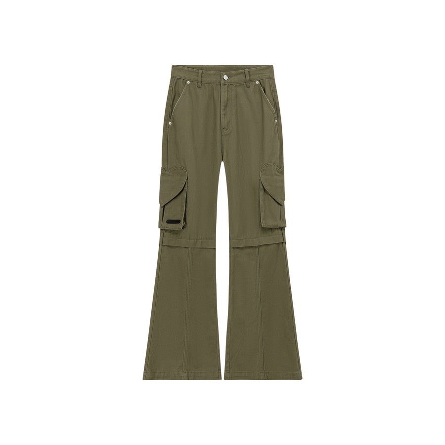 CHUU Bootcut Cargo Pocket Pants