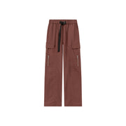 Cargo Drawstring Waist Casual Pants