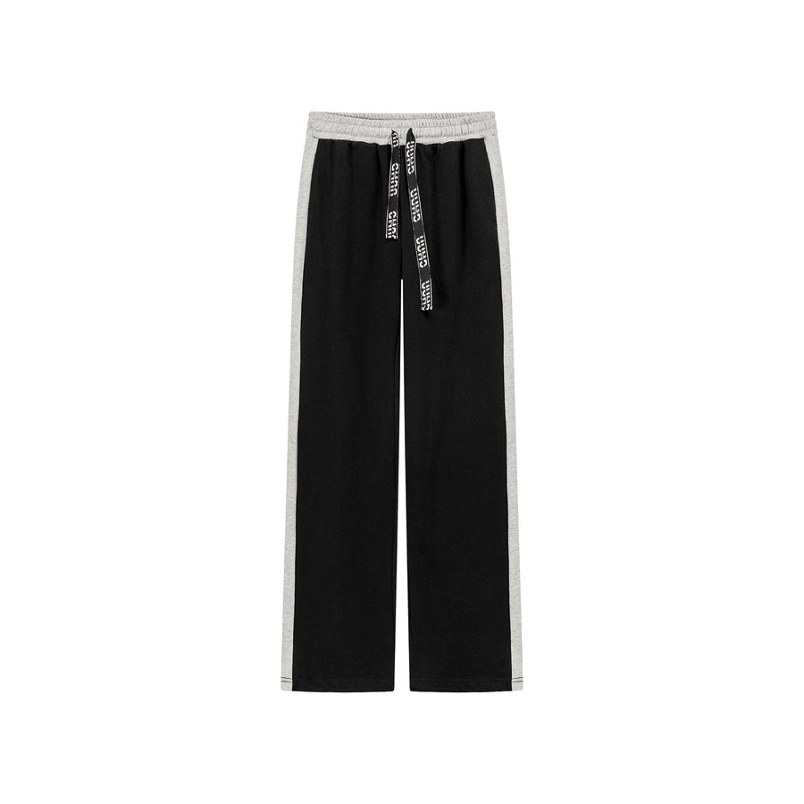 CHUU Color Combination Wide Sporty Pants