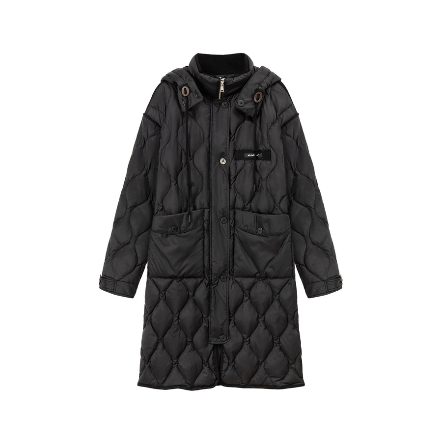 CHUU Hooded Quilted Padded Coat