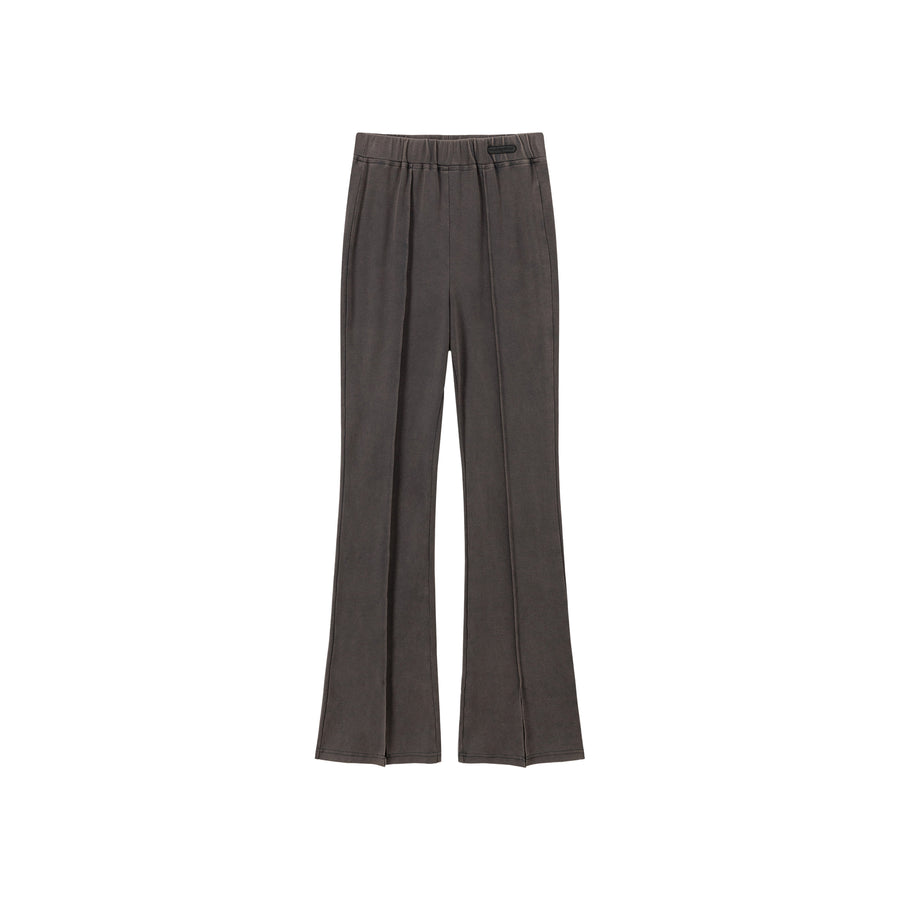 CHUU Casual Slit Bootcut Pants