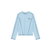 Logo Stitch Cotton Long Sleeve T-Shirt