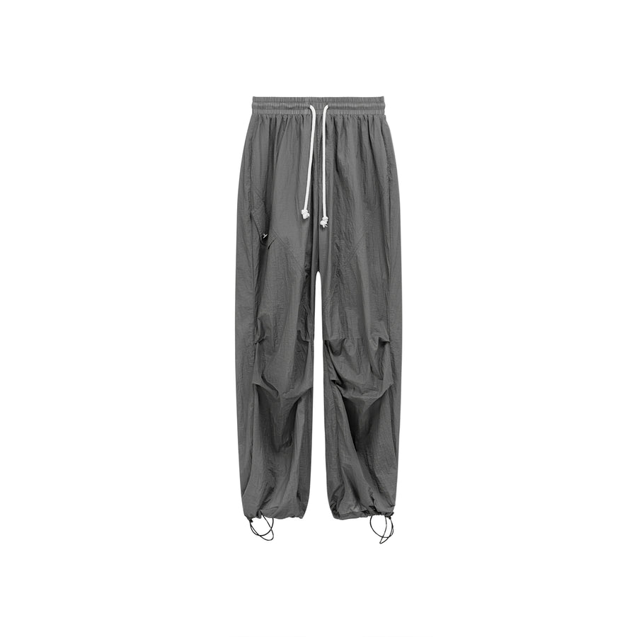 CHUU Elastic Waist String Wide Pants