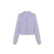 Color Puppy Logo Zip-Up Cardigan