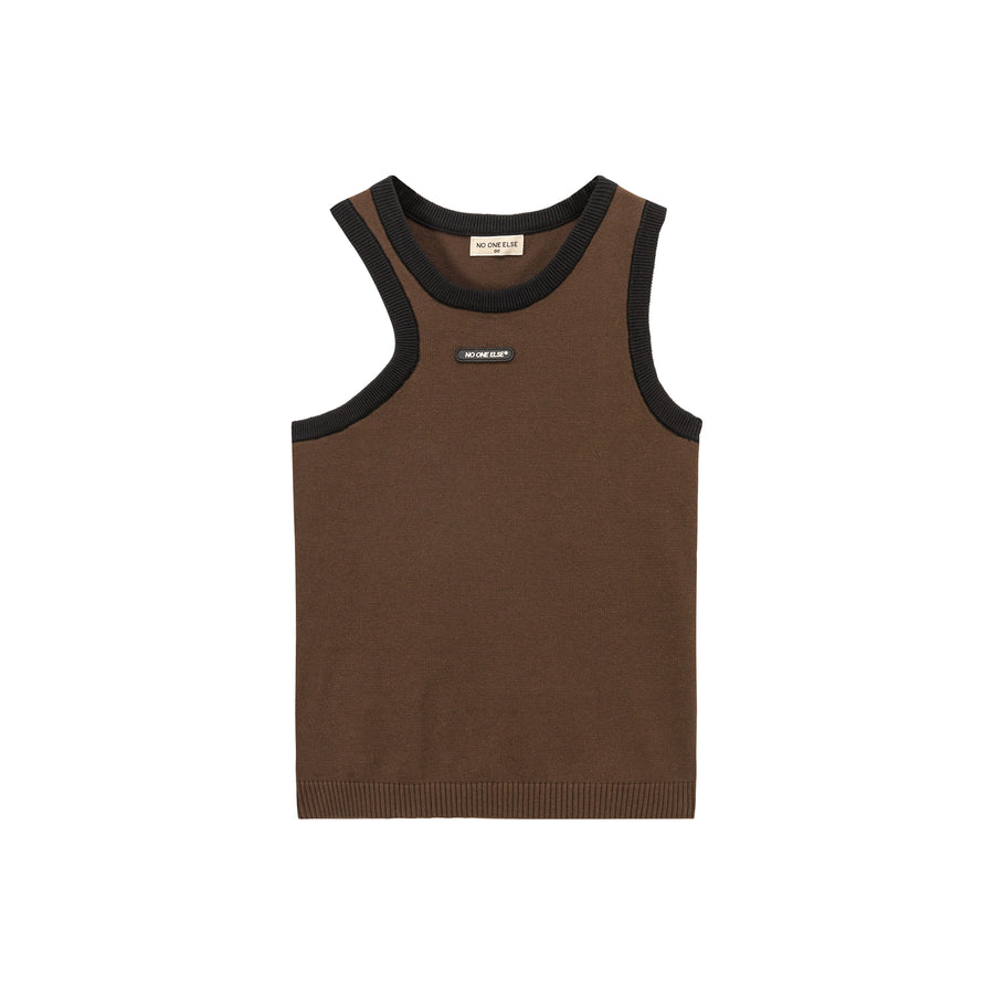 CHUU Color Matching Sleeveless T-Shirt