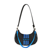 Half Moon Noe Colorblock Line Shoulder Bag