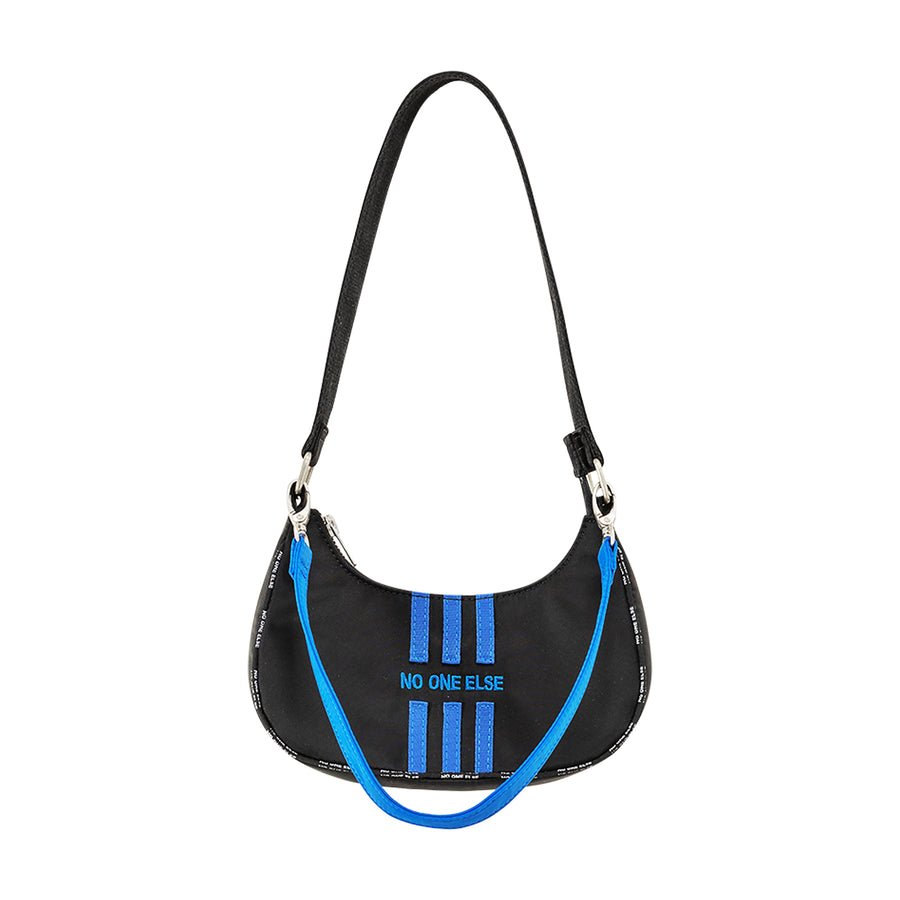 CHUU Half Moon Noe Colorblock Line Shoulder Bag