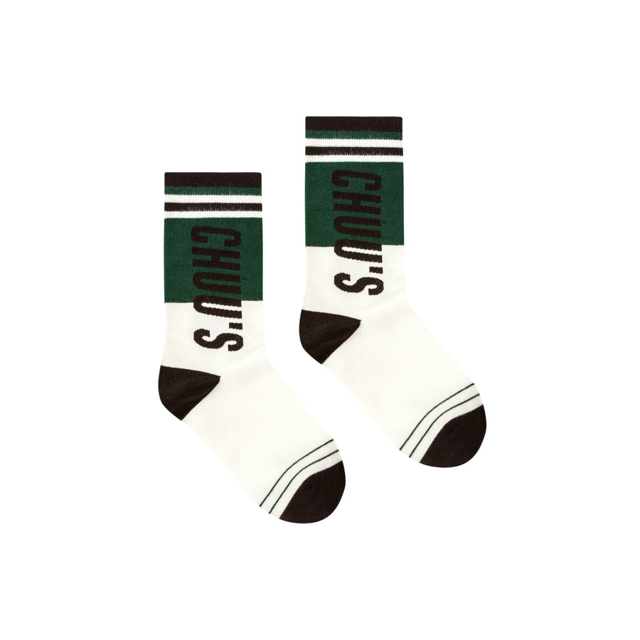 CHUU Vintage Lined High Socks