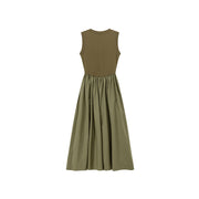 Sleeveless Cargo Pockets Dress