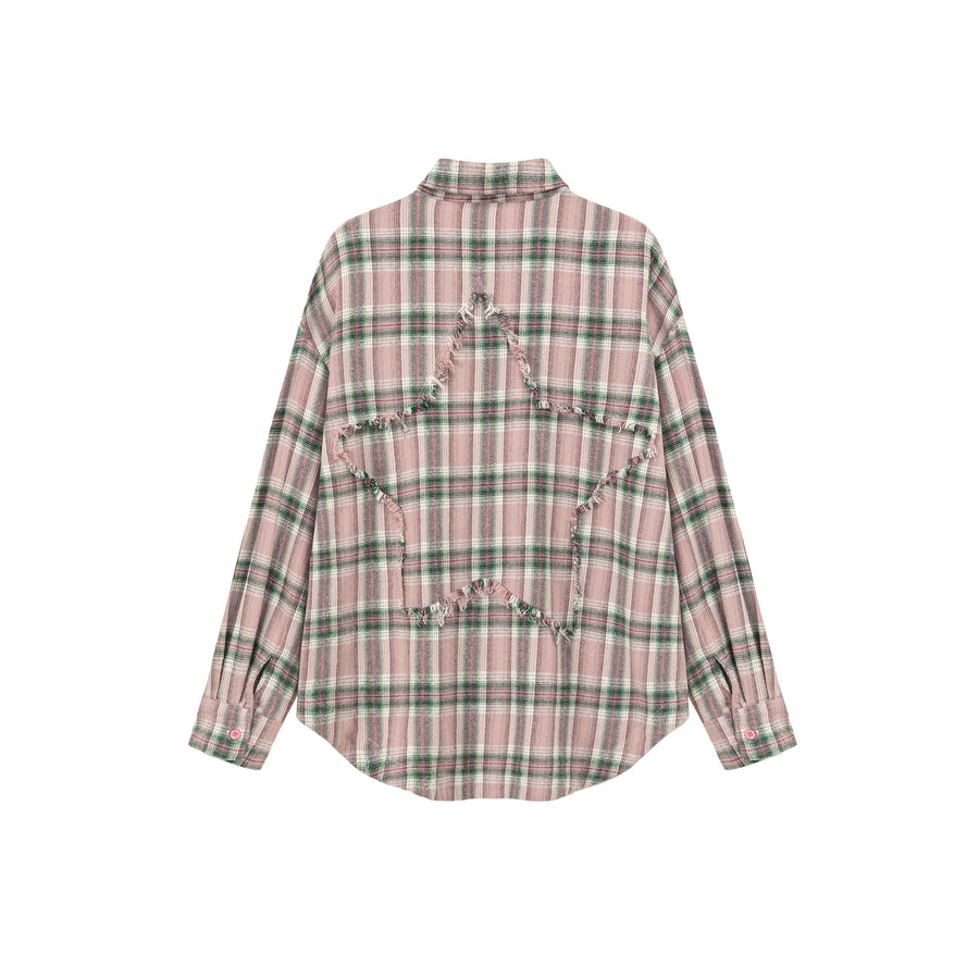 CHUU Boxy Check Shirt