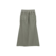 Pocket Casual Long String Skirt