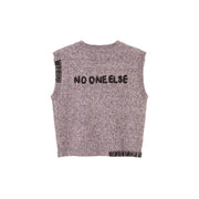 Logo V-Neck Knit Vest