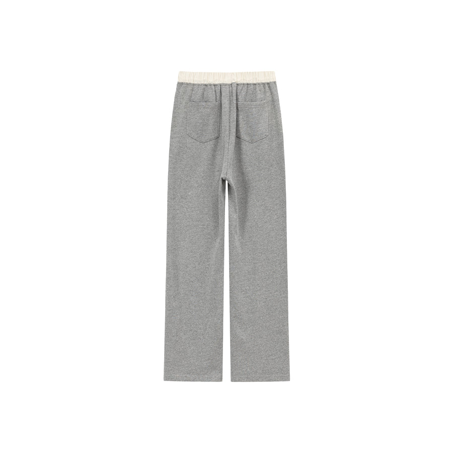 CHUU Color Combination Wide Pants