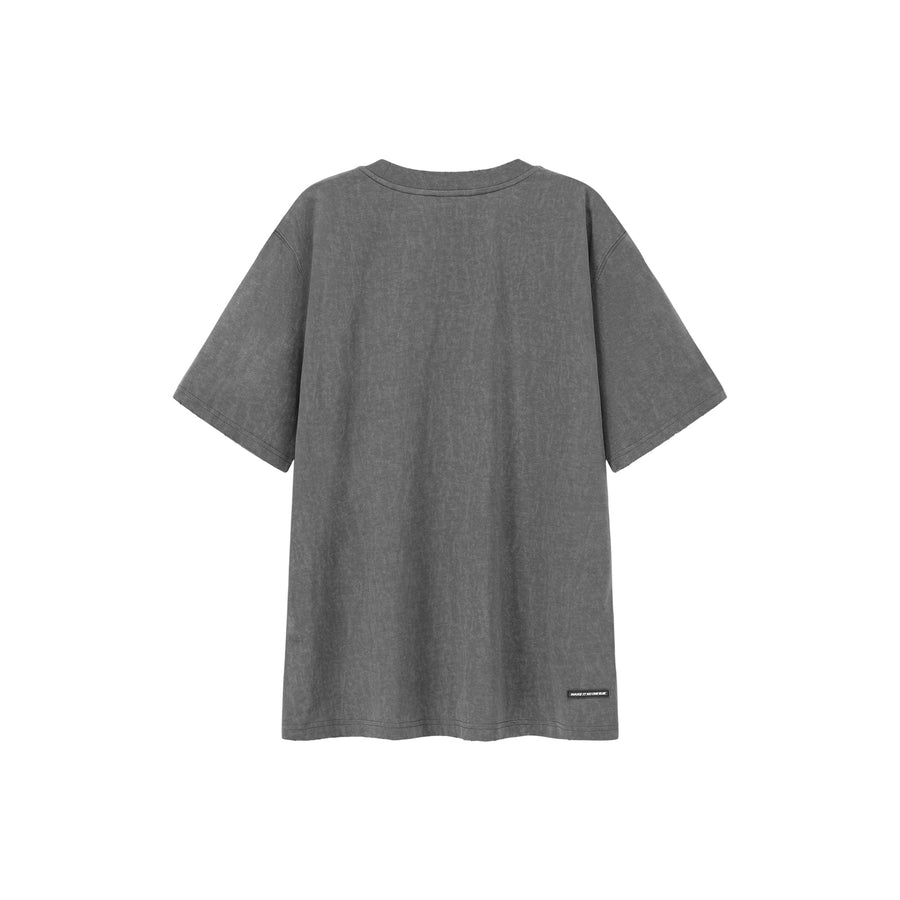 CHUU Logo Cotton Boxy T-Shirt