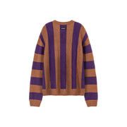 Vintage Color Scheme Stripe Knit Sweater