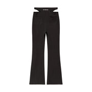 High Waisted Casual Slim Fit Side Cutouts Pants