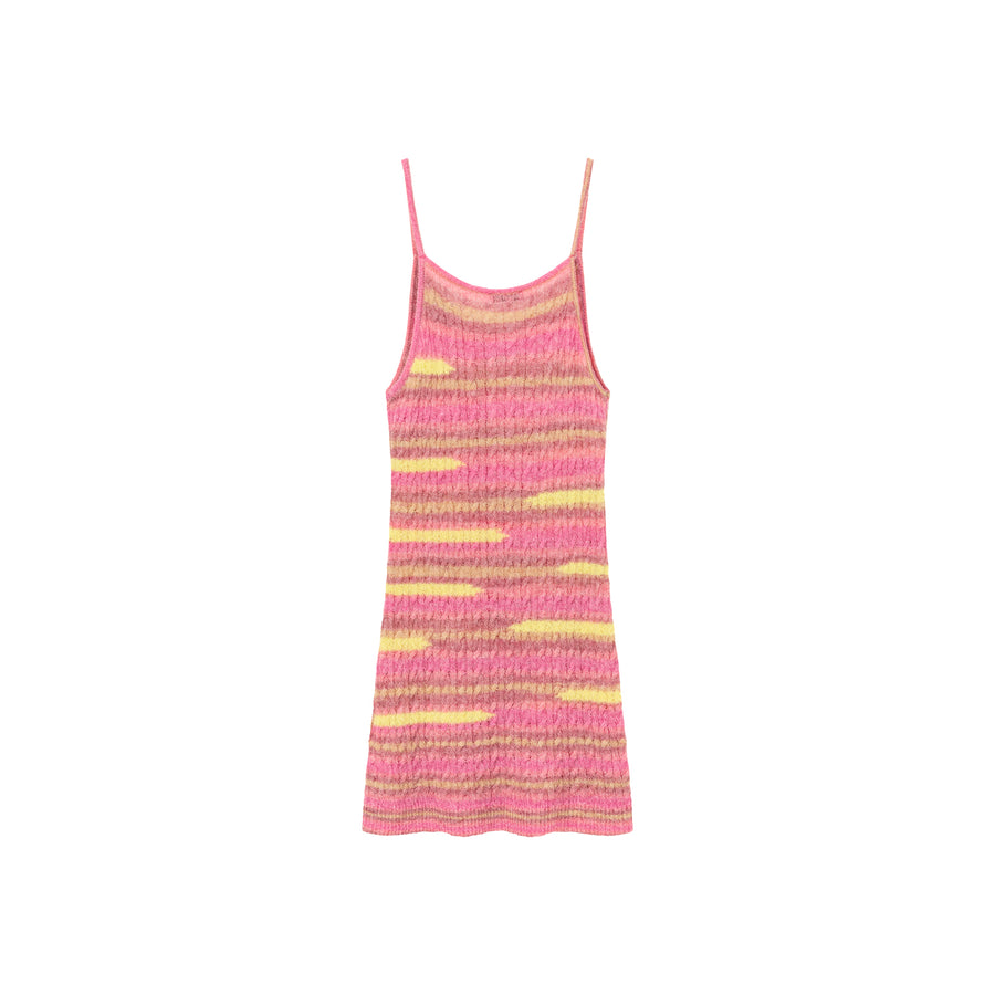 CHUU Multi Color Sleeveless Knit Dress