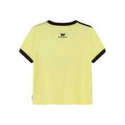 Noe Lettering Sporty Colorblocked Short Sleeve T-Shirt