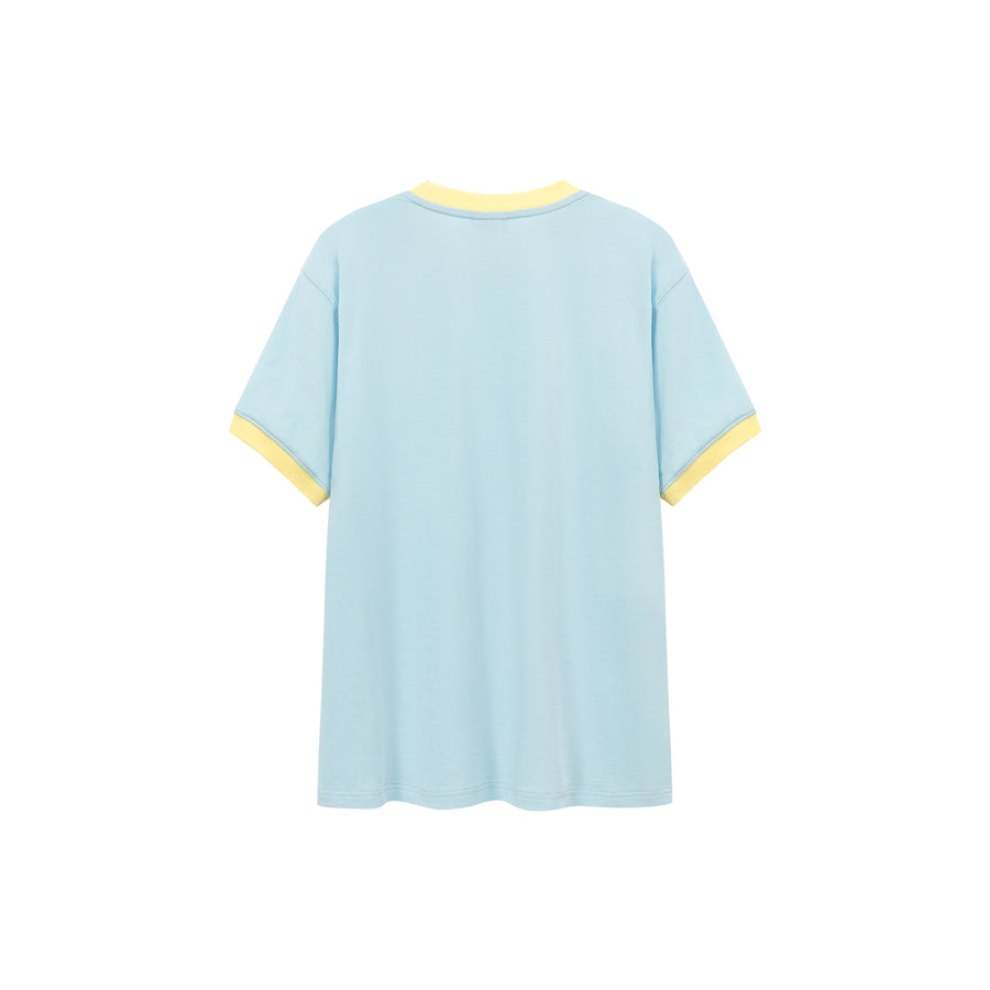 CHUU Color Lined Sporty Loose Fit T-Shirt