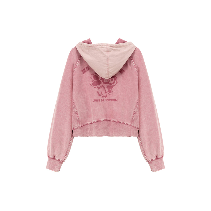 CHUU Vintage Loose Fit Hooded Zip-Up