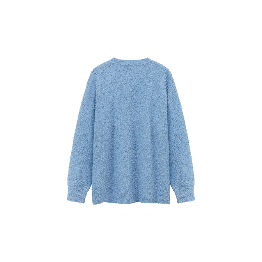 CHUU Logo Loose Fit Knit Sweater