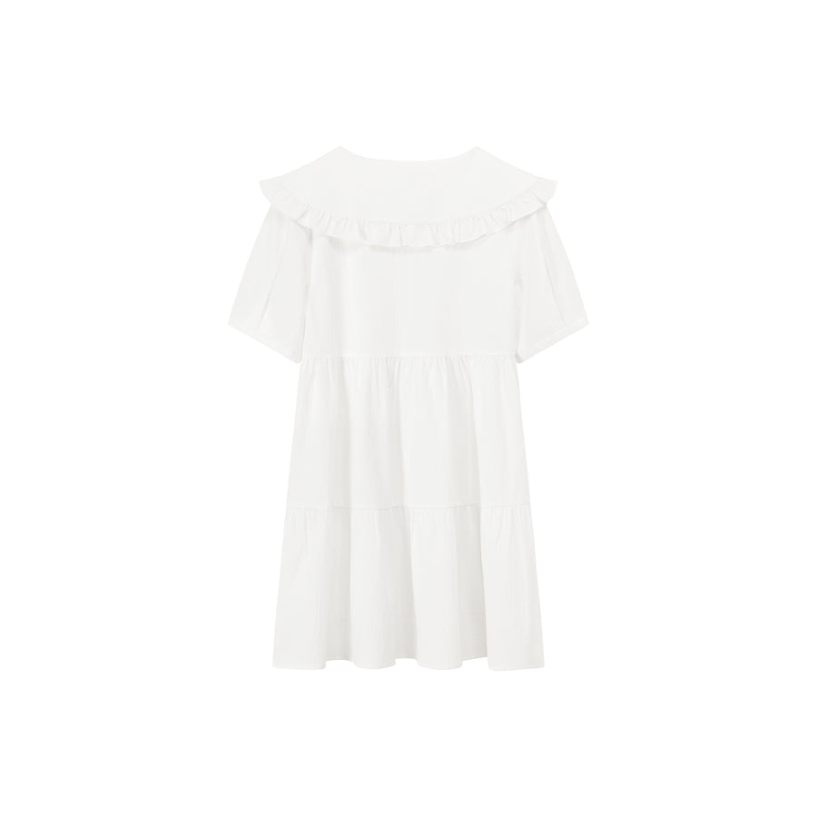 CHUU Baby Doll Frilly Collar Dress