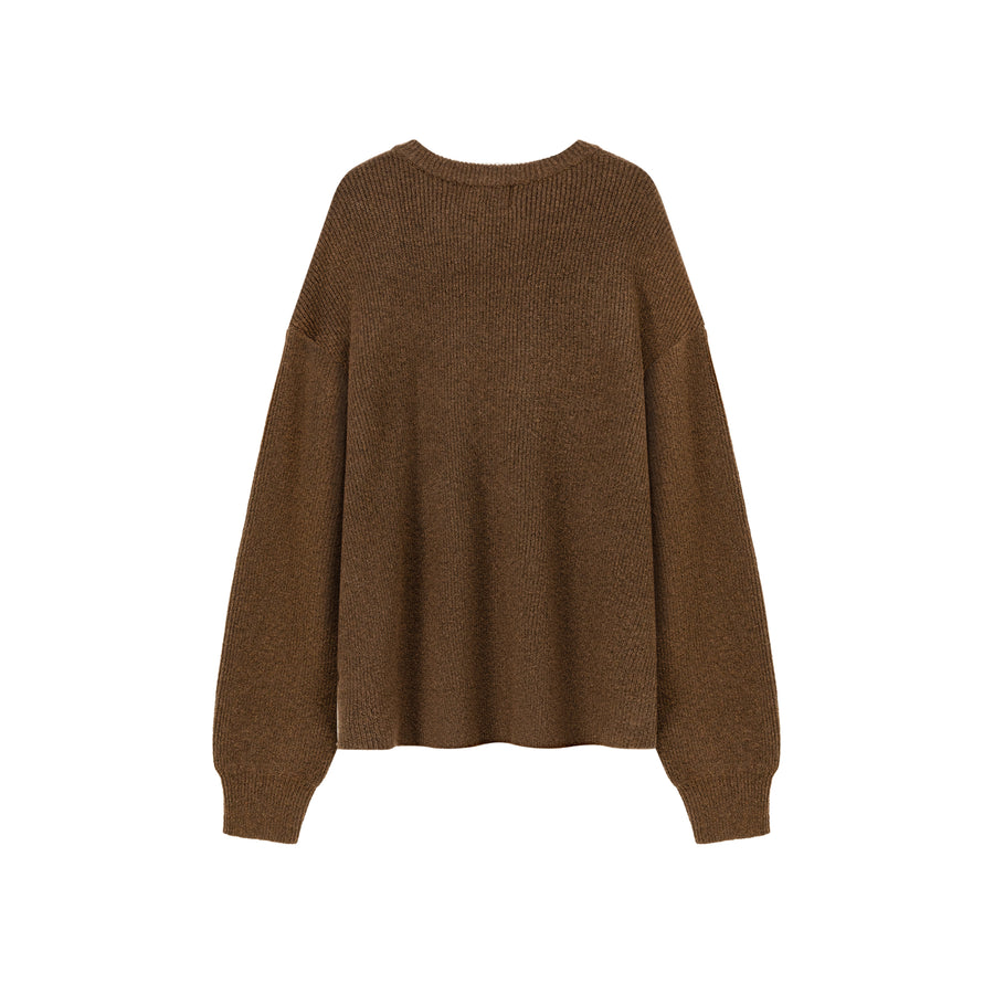 CHUU Pocket Loose Fit Knit Sweater