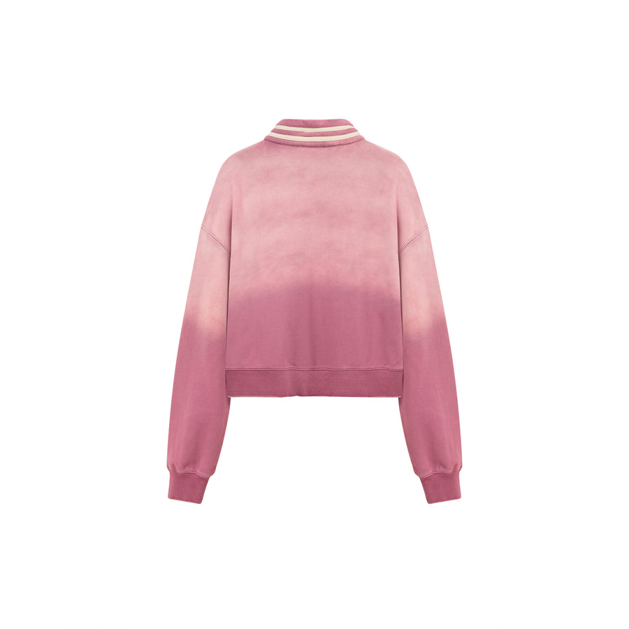 CHUU Gradient Anorak Logo Sweatshirt