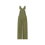 Basic Pocket Color Overalls