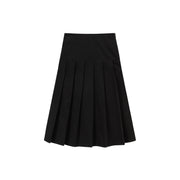 Heart Pleated Long Skirt