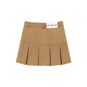 Logo Mini Pleated Skirt