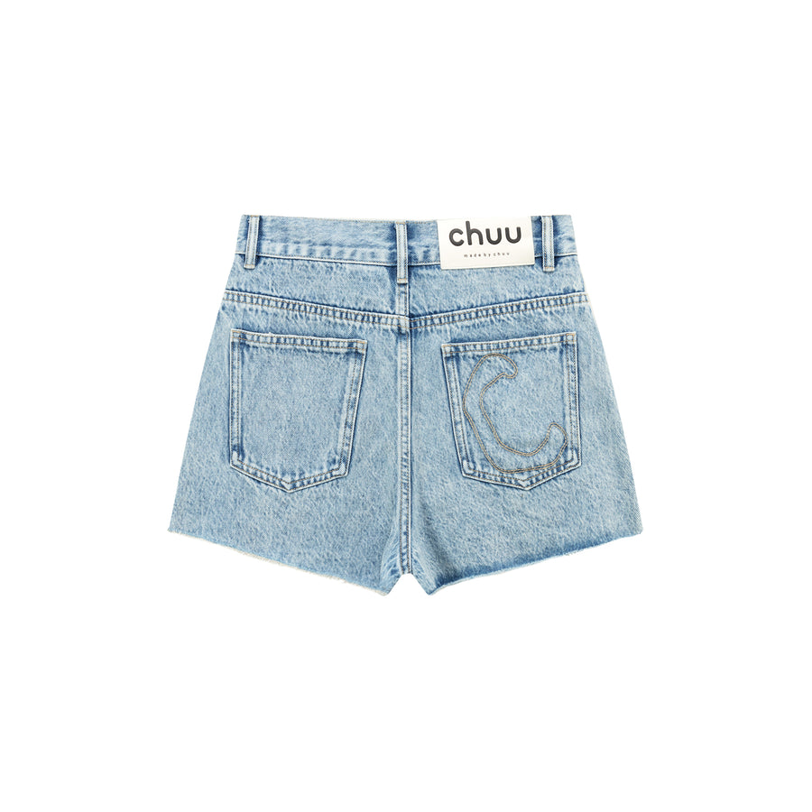 CHUU Denim Cut-Off Half Pants