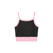 Chuu Babe Color Blocked Bustier Crop Top