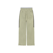 Logo Banding Wide Casual Pants