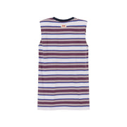 Striped Noe Center Logo Sleeveless T-Shirt Dress