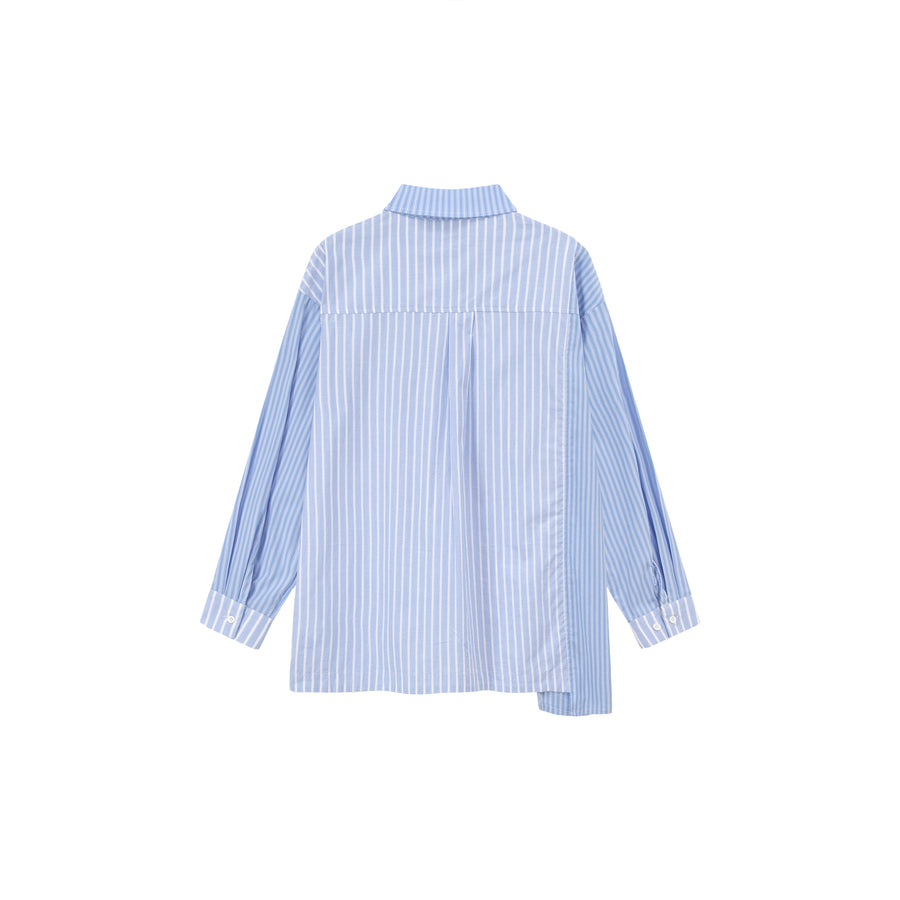 CHUU Striped Pocket Loosefit Shirt